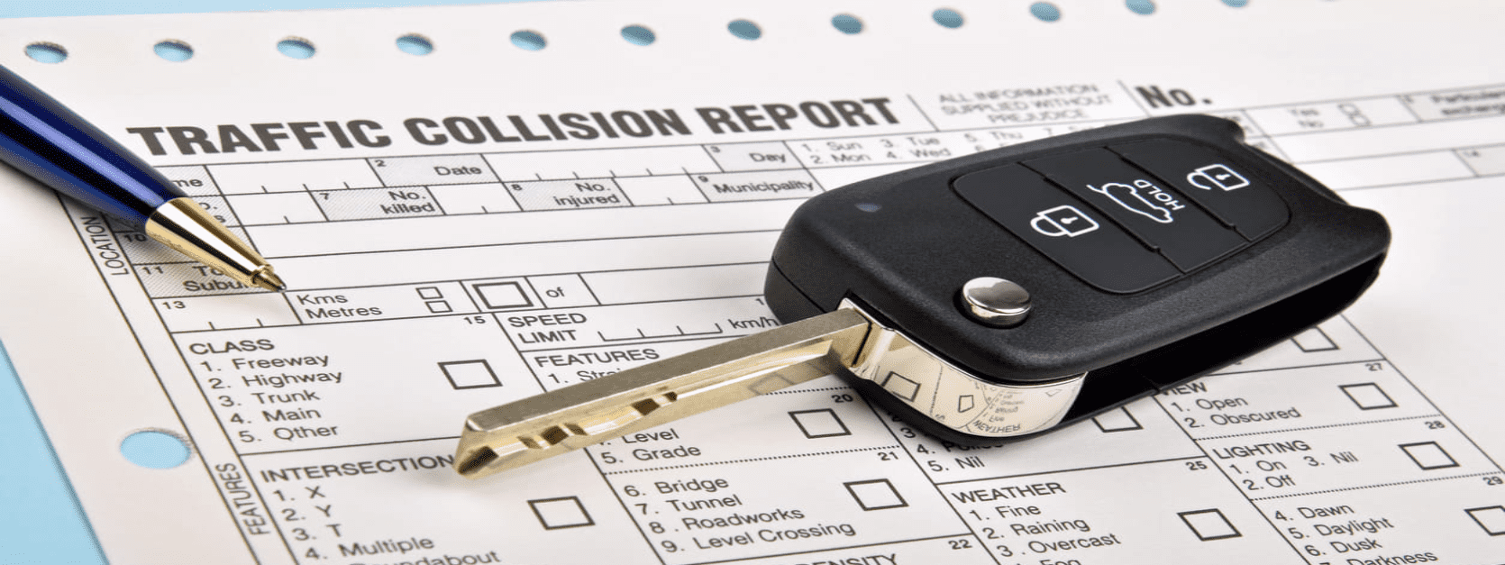 Details of a Car Accident Police Report